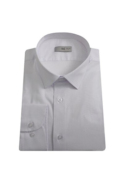 Uki BEYAZ Slim Fit Uzun Kol Gömlek