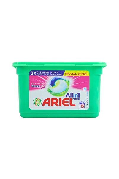 Ariel كبسولات غسيل الملابس الكل في واحد برائحة داوني المنعشة - 378 غرام