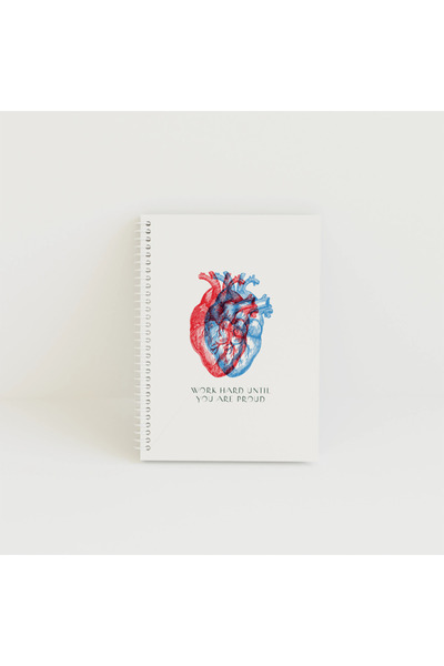 Flash your mind Caiet A4 Double Heart 80 de file