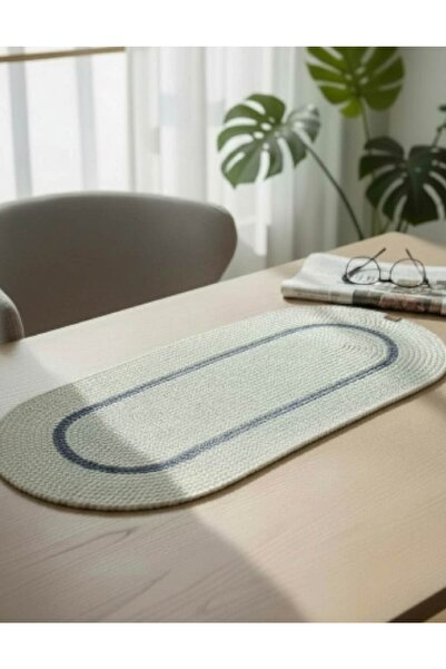 home inn Runner tricotat texturat oval model 35x100 cm – Runner elegant pentr...