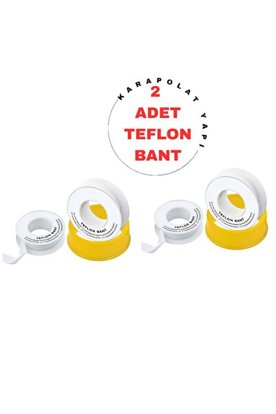 KarapolatYapı Teflon Bant 12mmx10mt 2 Adet