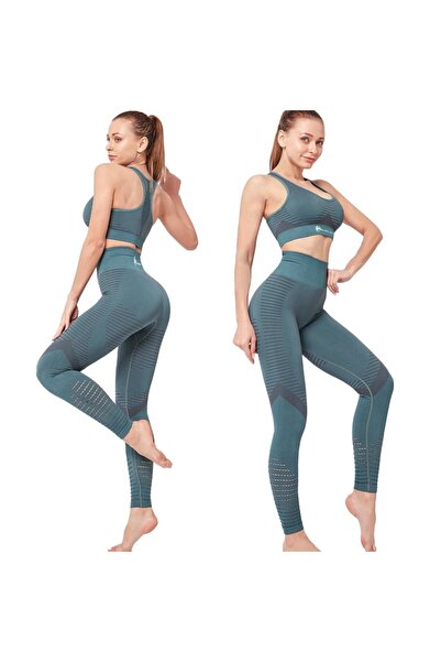 FitTronic Fitness suit set Y610 Turqoise, S