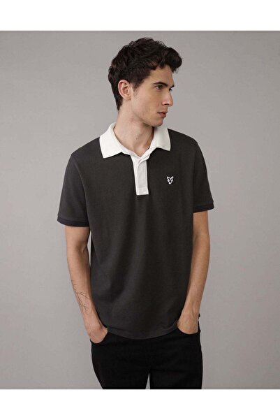 AMERICAN EAGLE AE Contrast Collar Polo Shirt