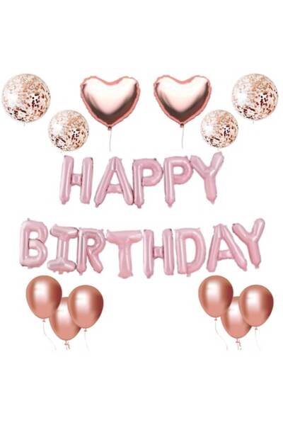 selling depot Set de 25 de baloane La mulți ani, Selling Depot®, roz