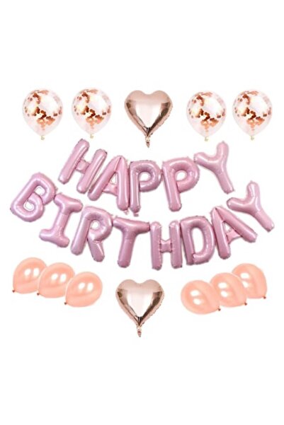 selling depot Σετ 25 μπαλονιών με τριαντάφυλλα «Happy Birthday» -