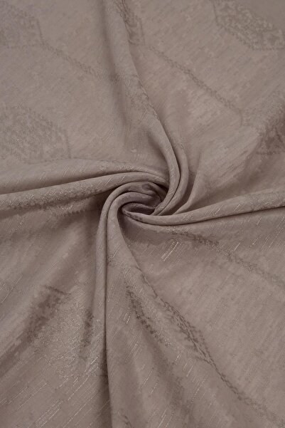 Valentino Orlandi Siena, Jacquard Cocoon Shawl - Motif Pattern - 04 - Light Mink