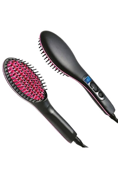 selling depot Θερμική βούρτσα ισιώματος μαλλιών HQT-906B, Μαύρο|Ροζ
