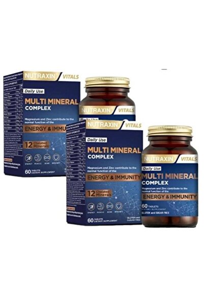 Nutraxin Multi Mineral Complex 60 Tablet x2 Adet