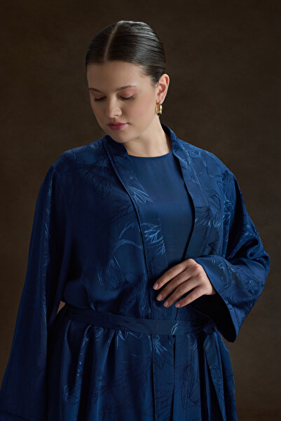 Aker Indigo Rayon Viscose Kimono