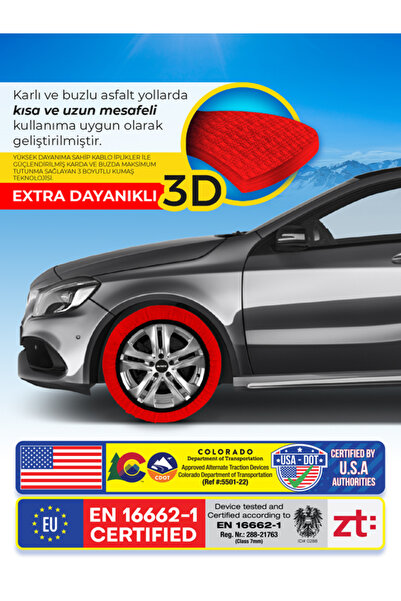 Raxon Active Series Kar Çorabı – Kış Lastiği Alternatifi | Hızlı Montaj & Güv...