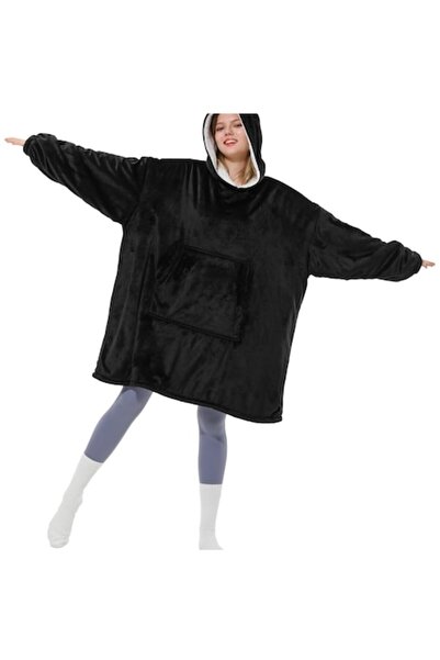 selling depot Huggle Hoodie Blanket with Sleeves, Hood and Pouch, Polyester, ...