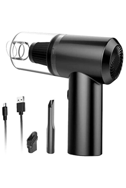 selling depot Mini aspirator auto portabil 2 în 1 fără fir cu încărcare USB, ...