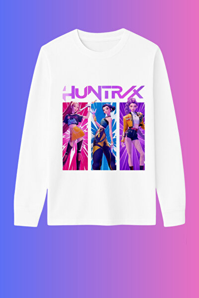 MECH BUTİK Μακρυμάνικο μπλουζάκι από χτενισμένο βαμβάκι K-Pop Demon Hunters H...