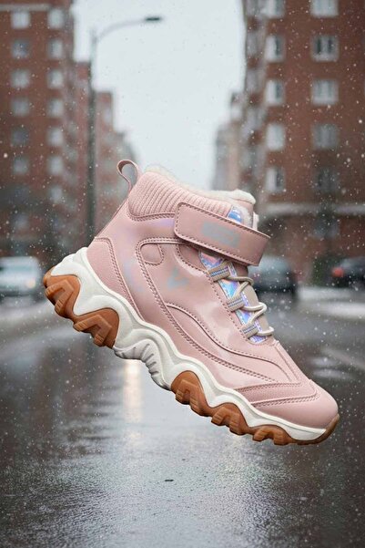 Vicco Kız Çocuk Kürklü Ortabedik Taban Kışlık Outdoor Bot