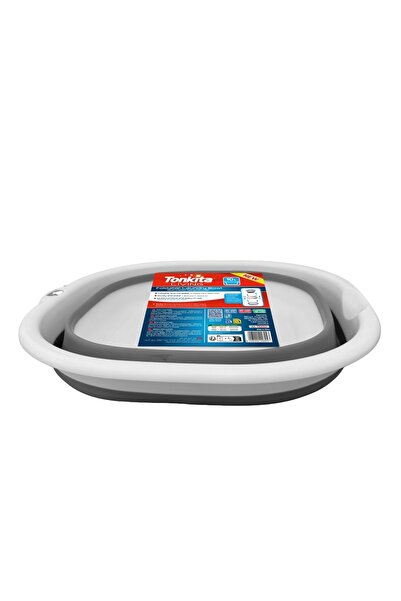 Tonkita Living Foldable Laundry Bowl 10L – Collapsible Multi-Purpose Wash Bas...