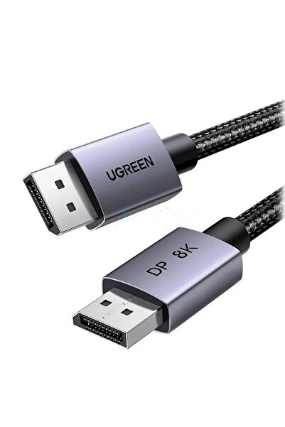 Ugreen 8K 60Hz Displayport to Displayport 1.4 Örgülü Kablo, 2m, 25905