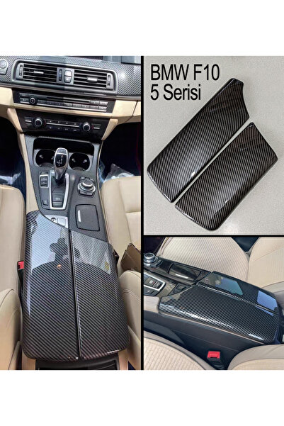 ErciyasOTO BMW F10 Kol Dayama Karbon Trim Kaplama - BMW F10 Kolçak Karbon Kap...