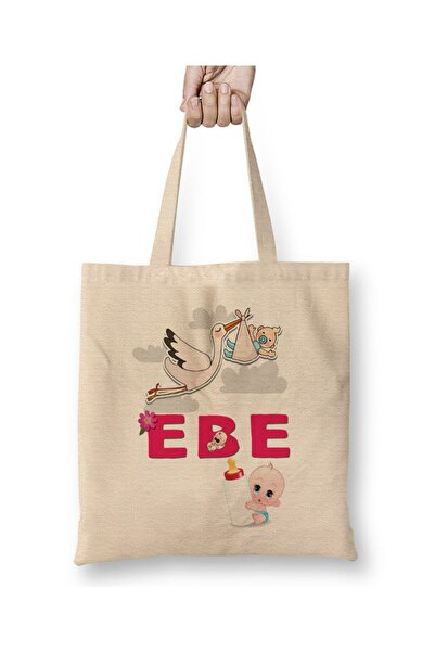 Toyaso Geantă de pânză albă pentru asistentă medicală, cu mâner lung, geantă ...