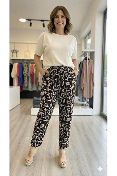 Vinola Plus Size Viscose Combed Cotton Fabric Pants