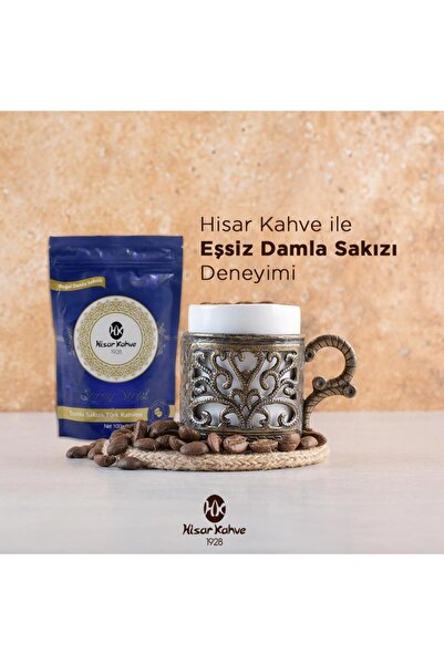 Hisar Kahve Saray Serisi Damla Sakızlı Türk Kahvesi 100 g