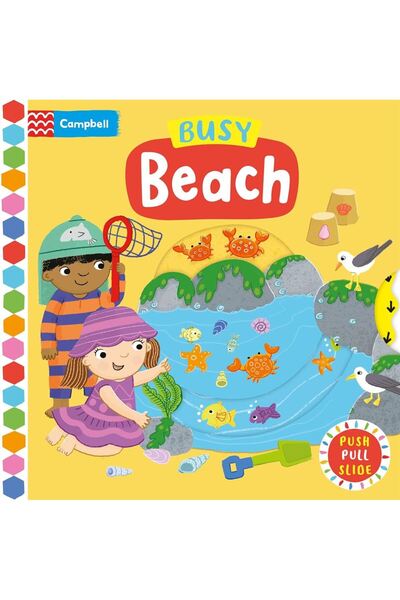 Campbell Books Busy Beach A Push, Pull, Slide Book