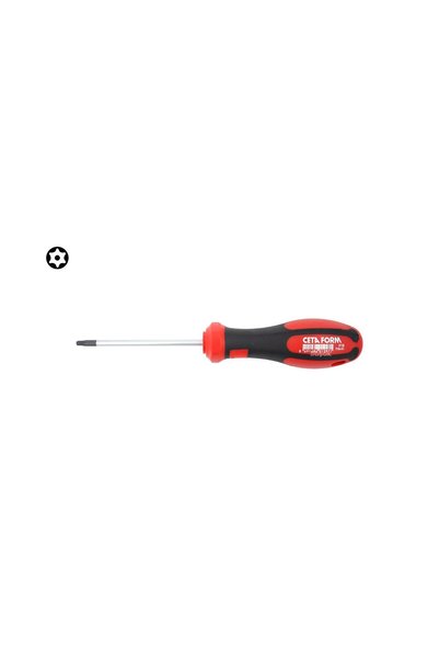 CETA FORM T15 x 80 mm Delikli Torx Tornavida F19-015-080