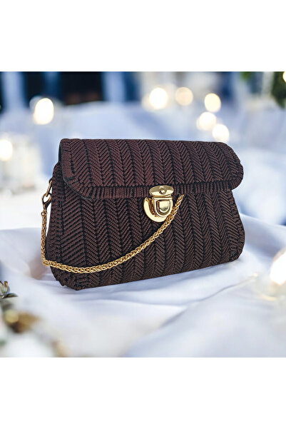 el yapımı doğal El Yapımı Makrome İp Kanvas Çanta Benzersiz Tek Ürün