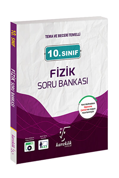 Karekök Yayınları 2025-2026 Müfredat Yeni Baskı 10.Sınıf Fizik Soru Bankası