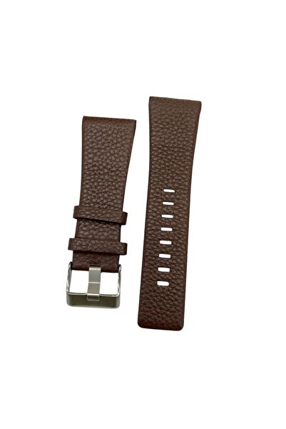 MercanSaat حزام ساعة من الجلد الطبيعي باللون البني الفاتح متوافق مع الديزل، م...