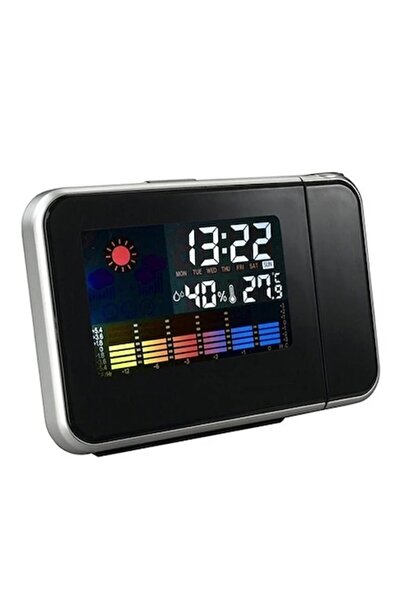 selling depot Ceas de proiecție Pro LCD, alarmă, calendar, temperatură C/F, afișaj color cu iluminare din spate