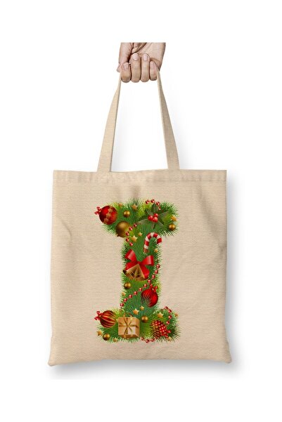 Toyaso Πρωτοχρονιάτικη ειδική τσάντα με γράμματα Happy New Year Τσάντα ψώνια ...