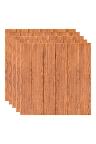 selling depot Set of 5x 3D Self-Adhesive Foam Wallpaper Tiles, 70x70 cm, Red ...