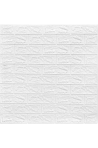 selling depot 3D Self-Adhesive Foam Wallpaper, Brick Design, 70×70×0.3 cm, White