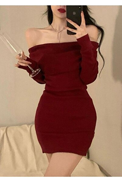 İsra Ayyıldız Moonstar Collection Madonna Yaka Kaşkorse Vücudu Saran Şık Günl...
