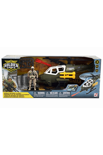 Sunman Soldier Force Rapidfire Askeri Araçlı Oyun Seti 53125 Helikopter