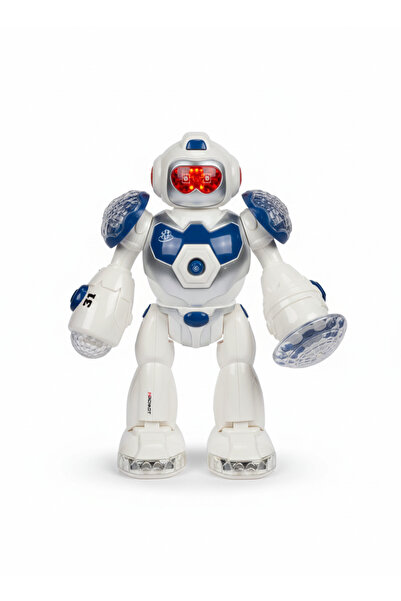 Ceren CTOY Sesli ve Işıklı Robot 98003 Mavi