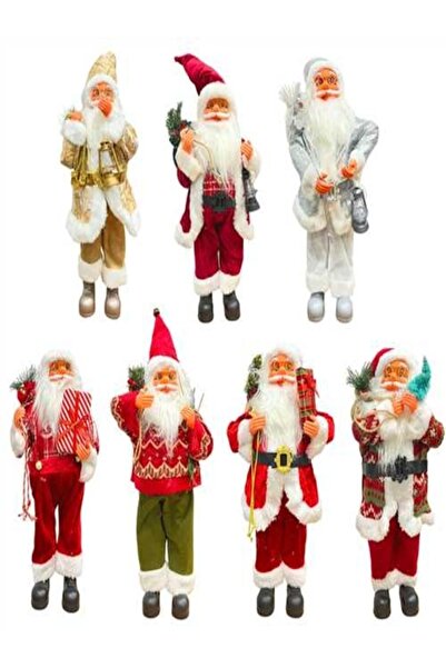 TR YILBAŞI SÜSÜ NOEL BABA FİGÜRÜ 5140-6062 KARIŞIK MODEL 45 CM