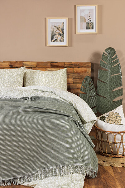 Elart Set cuvertură de pat Siena Green, dublu