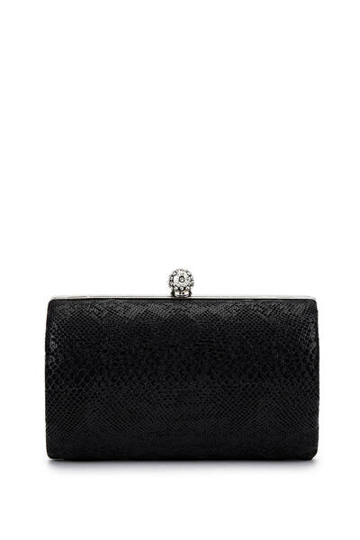 Tamer Tanca Γυναικεία Vegan Black Evening Bag