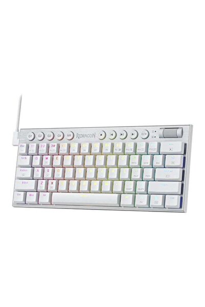 REDRAGON K632W Wired RGB 60% Mechanical Keyboard (White)