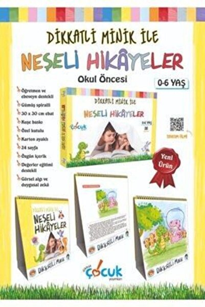 Dikkatli Minik Ile Neşeli Hikayeler 0-6 Yaş