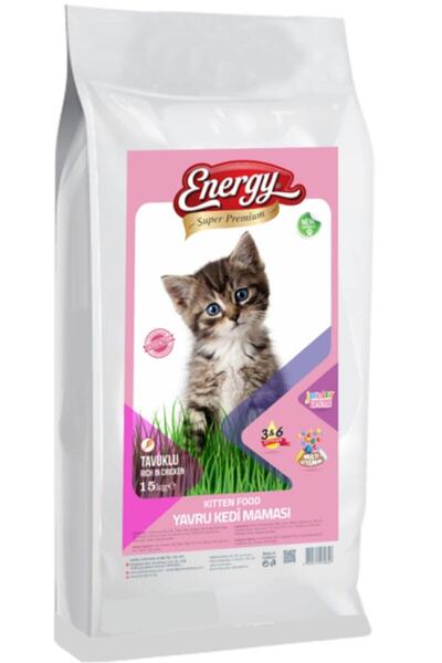 Energy Tavuklu Yavru Kedi Maması 15 Kg