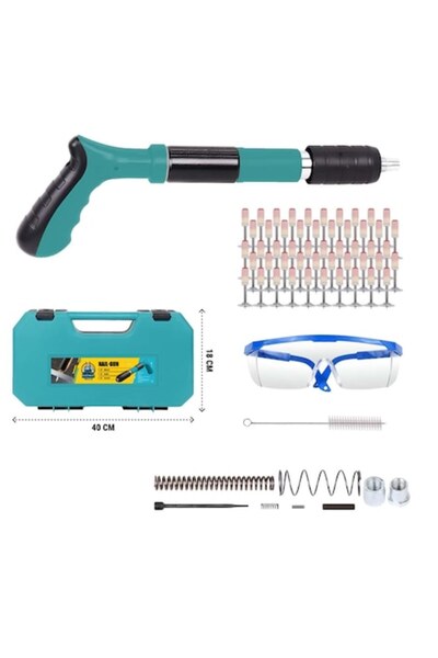 Deliny Pistol de cuie manual — 100 de cuie, 5 niveluri de putere, B