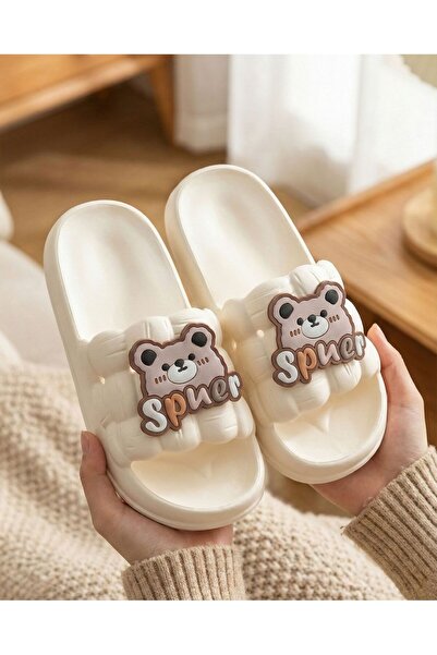 Slipcat Papuci de baie pentru femei, de lux, ușoare, cu talpă înaltă, anti-alunecare, cu model, pentru plajă, mare, piscină, gel