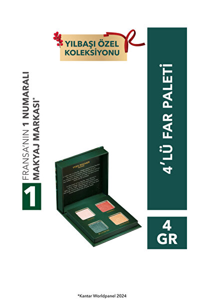 Yves Rocher Yılbaşı 4’lü Far Paleti – Couleurs Nature-797