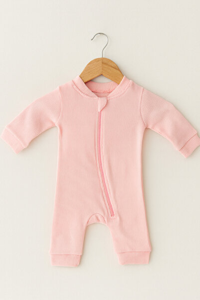 For My Baby Fermuarlı Ribanalı Tulum