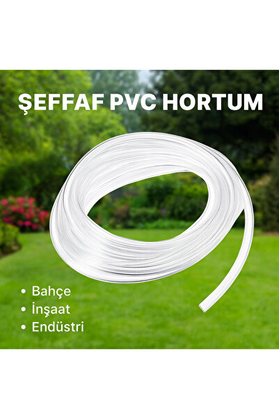 DYZER Şeffaf Pvc Hortum Özel Üretim 2X4 (İç Çap: 2 mm Dış Çap: 4 mm) -- 1 metre