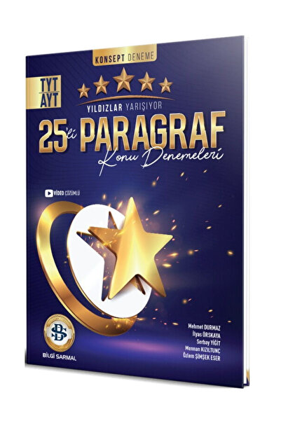 Açı Yayınları Bilgi Sarmal Yıldızlar Yarışıyor TYT-AYT Paragraf 25 Li Konu De...