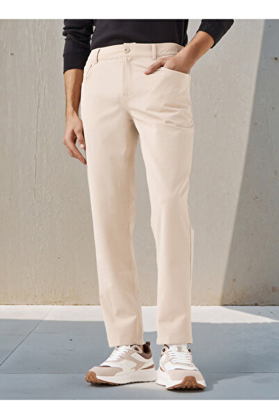 Emperor Men Slim Fit Flexi Waist Trousers