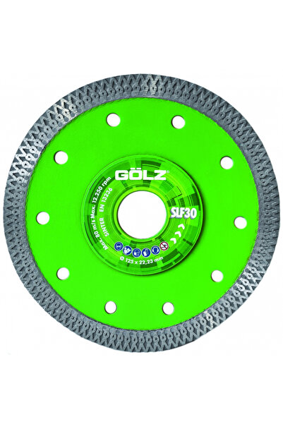 Golz Disc diamantat SLF30 Premium Plus pentru tăierea ceramicii, granitului s...